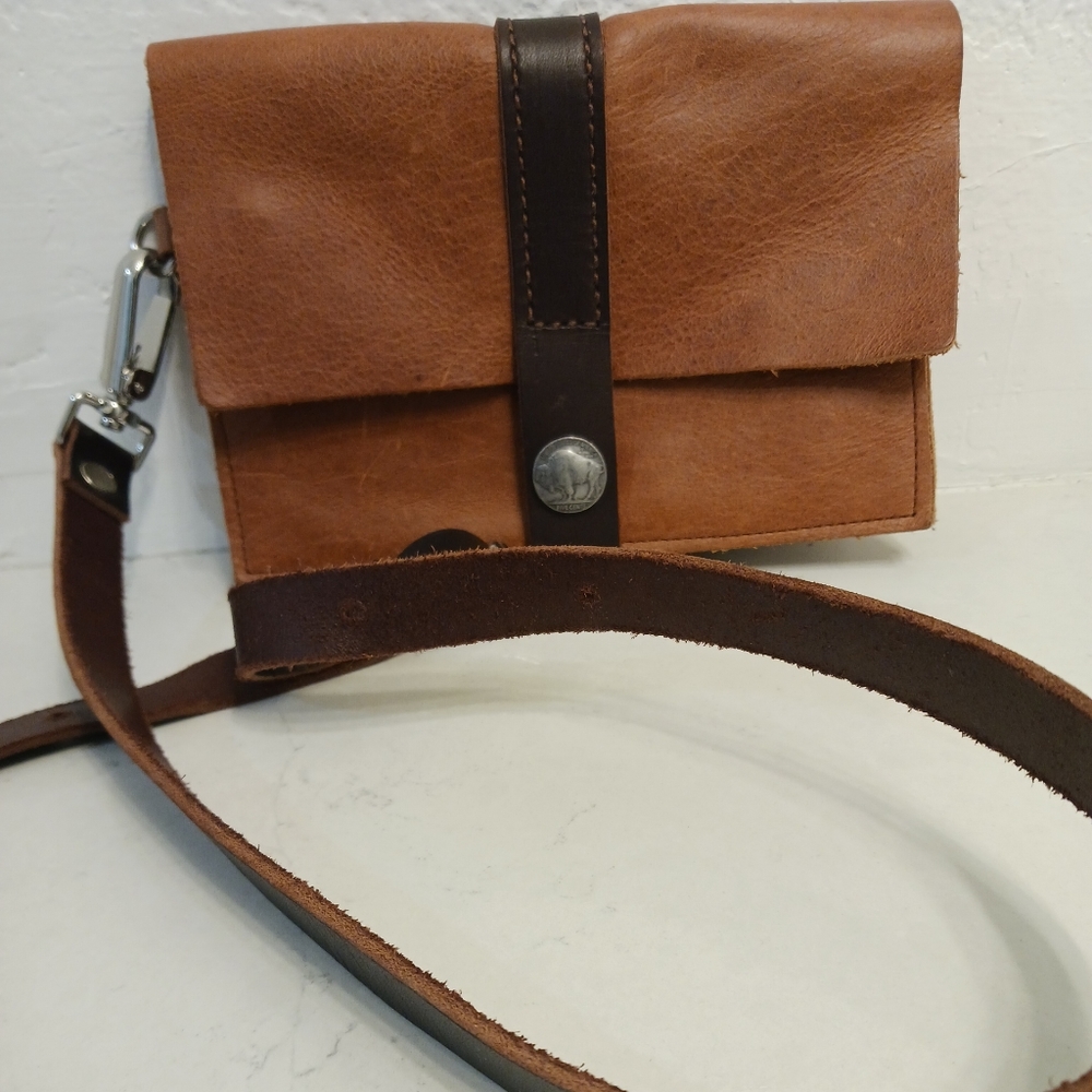 Stickman leather crossbody